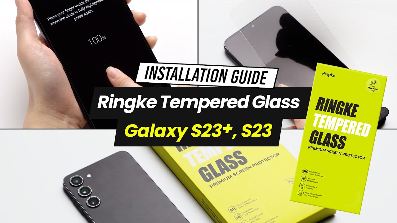 Galaxy S23 & Galaxy S23+ | Ringke Tempered Glass - Installation Guide