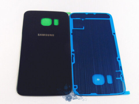 Samsung Galaxy S6 ✪ stakleni poklopac baterije ✪ BIJELI / TAMNO PLAV ✪ 1 Samsung Galaxy S6 ✪ stakleni poklopac baterije ✪ BIJELI / TAMNO PLAV ✪