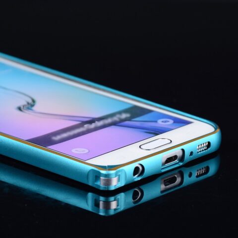 Samsung Galaxy S6 Aluminijski rubnik PLAVI + FOLIJA GRATIS! NOVO!