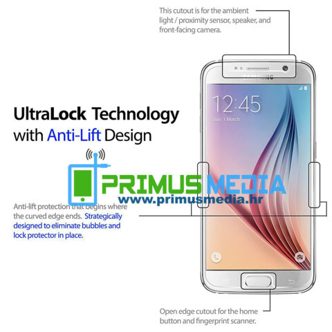 Zaštitno kaljeno staklo Samsung Galaxy S6 - SAMO 0,3mm debljina 9H 3 Zaštitno kaljeno staklo Samsung Galaxy S6 - SAMO 0,3mm debljina 9H