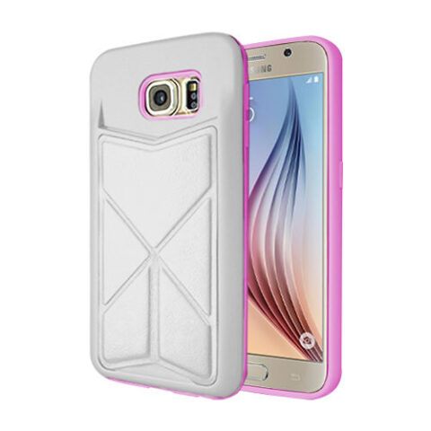 Smart Coat King Kong maskica za Samsung G920F Galaxy S6 ROZA/BIJELA 1 Smart Coat King Kong maskica za Samsung G920F Galaxy S6 ROZA/BIJELA