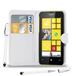 Microsoft Nokia Lumia 535 - PREKLOPNA FUTROLA Book style BIJELA