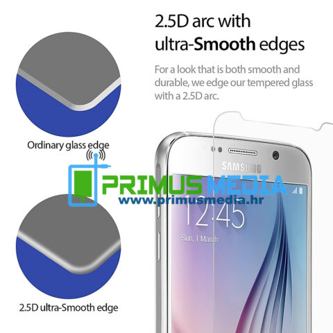 Zaštitno kaljeno staklo Samsung Galaxy S6 - SAMO 0,3mm debljina 9H 6 Zaštitno kaljeno staklo Samsung Galaxy S6 - SAMO 0,3mm debljina 9H