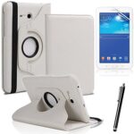 ROTIRAJUĆA torbica 360 Samsung Galaxy Tab 3 Lite 7.0 T110 T111 BIJELA + STYLUS OLOVKA GRATIS!