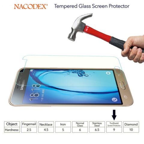 Zaštitno kaljeno staklo za Samsung J3 (2016) - SAMO 0,3mm debljina 9H 4 Zaštitno kaljeno staklo za Samsung J3 (2016) - SAMO 0,3mm debljina 9H