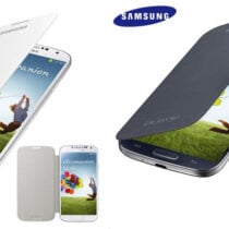 Galaxy S4 ORIGINALNA preklopna zaštitna futrola FLIP COVER bijeli + FOLIJA