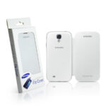 Galaxy S4 ORIGINALNA preklopna zaštitna futrola FLIP COVER bijeli + FOLIJA