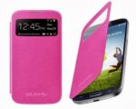 SAMSUNG Galaxy S4 S-View zaštitna futrola FLIP COVER + FOLIJA (ROZA)