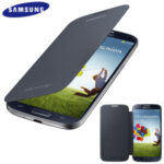 Galaxy S4 ORIGINALNA preklopna zaštitna futrola FLIP COVER plavi + FOLIJA