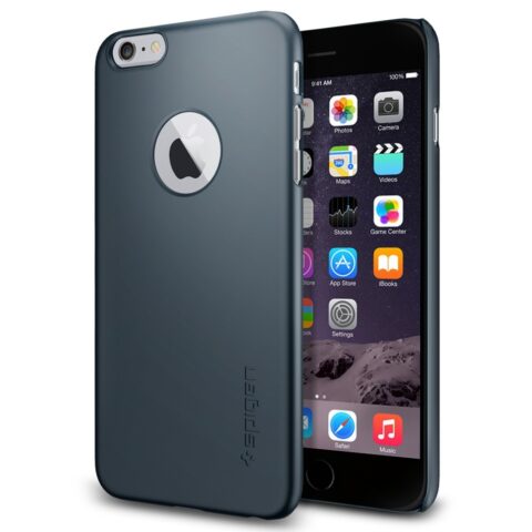 1 Maska Spigen SGP Thin Fit A za iPhone 6 Plus  6S Plus - metal slate - Slika 1