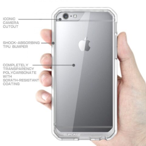24 Maska Supcase Premium TRANSPARENT iPhone 6 PLUS 6S PLUS (5.5) + kaljeno staklo - Slika 3