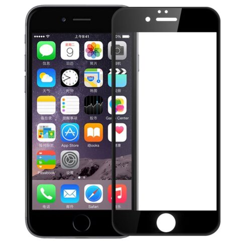 1 Zaštitno kaljeno staklo iPhone 6 zaobljeno - SAMO 0,3mm debljina (100% prekriva) CRNO ili BIJELO - Slika 2