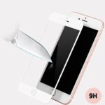 Zaštitno kaljeno staklo iPhone 6 zaobljeno - SAMO 0,3mm debljina (100% prekriva) CRNO ili BIJELO - Slika 16
