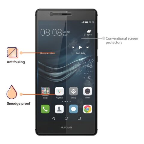 13 Huawei P9 lite prozirna 0,3mm TANKA zaštitna maska + kaljeno staklo - Slika 13