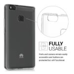Huawei P9 lite prozirna 0,3mm TANKA zaštitna maska + kaljeno staklo - Slika 4
