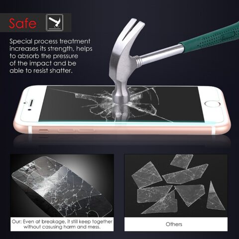 4 Zaštitno kaljeno staklo iPhone 7 PLUS / 8 PLUS- 0,3mm debljina - Slika 4