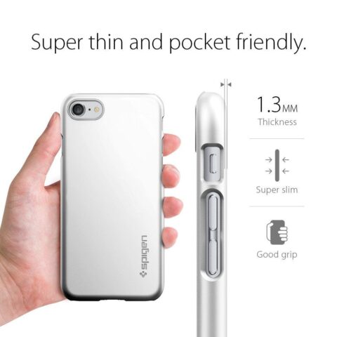 11 SPIGEN SGP Thin Fit za iPhone 7 SATIN SILVER - Slika 6