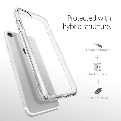 SPIGEN SGP “ULTRA HYBRID 2” ZA iPhone 7 / 8- kristal prozirna - Slika 11