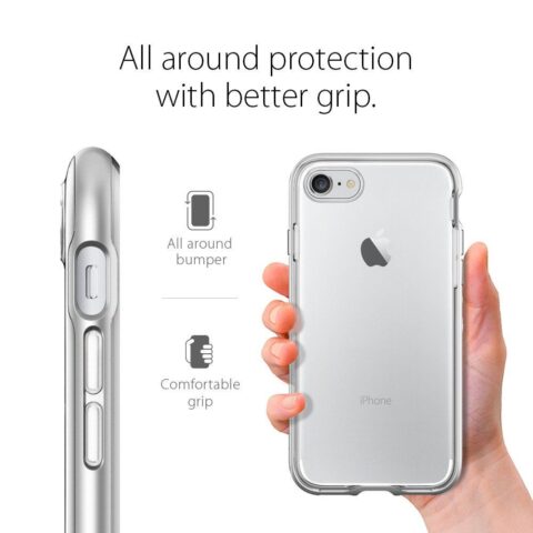 15 Maska Spigen "Neo Hybrid Crystal" za iPhone 7 - SATIN SILVER - Slika 15