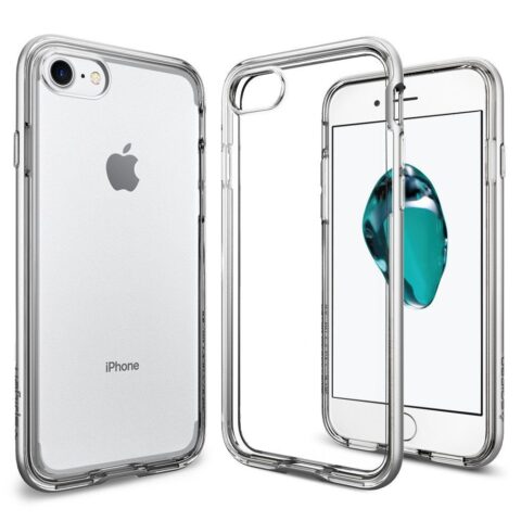 2 Maska Spigen "Neo Hybrid Crystal" za iPhone 7 - SATIN SILVER - Slika 2