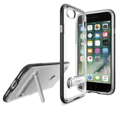 SPIGEN SGP Crystal Hybrid za iPhone 7 crno prozirna - Slika 9