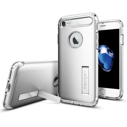 1 SPIGEN SGP Slim Armor za iPhone 7 SATIN SILVER - Slika 2