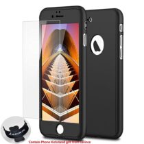 iPhone 7 zaštitna maskica 360 + KALJENO STAKLO GRATIS! POVOLJNO! crna