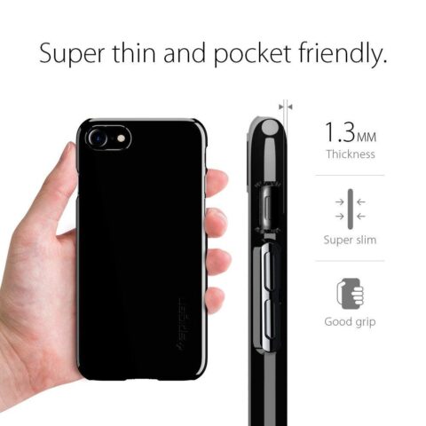 SPIGEN SGP Thin Fit za iPhone 7 / 8 / SE 2 /  Jet Black - Slika 2
