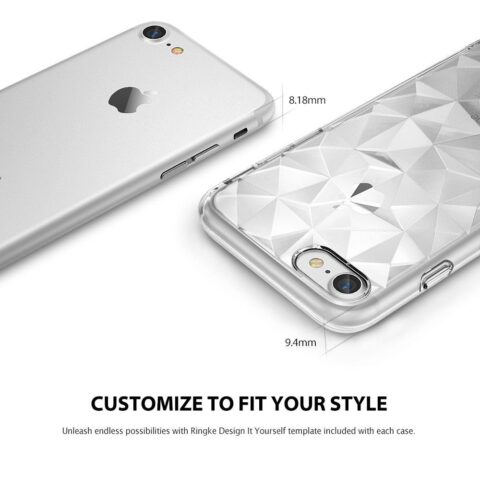 RINGKE PRISM iPhone 7 - zaštitna maskica prozirna (CRNA) - Slika 2