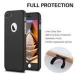 iPhone 7 zaštitna maskica 360 + KALJENO STAKLO GRATIS! POVOLJNO! crna - Slika 2