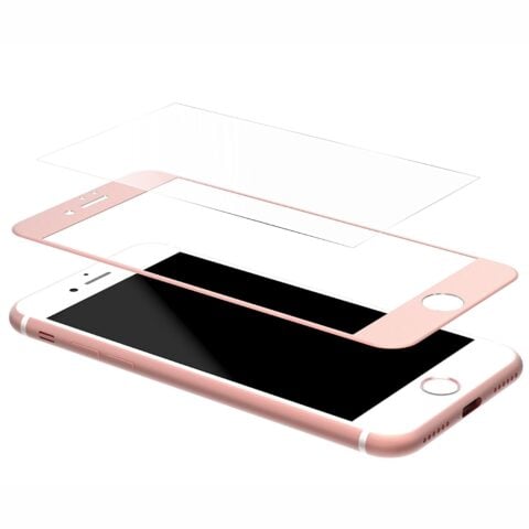 3 Zaštitno kaljeno staklo iPhone 7 FULL pokriva 100% - zaobljeni rubovi - Slika 23