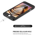 iPhone 7 zaštitna maskica 360 + KALJENO STAKLO GRATIS! POVOLJNO! crna - Slika 5