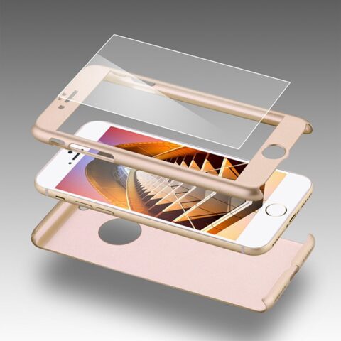 7 iPhone 7 zaštitna maskica 360 + KALJENO STAKLO GRATIS! POVOLJNO! crna - Slika 14