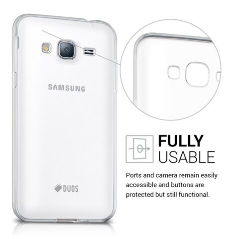 4 Samsung Galaxy J3 (2016) prozirna tanka maskica + kaljeno staklo 9H - Slika 10
