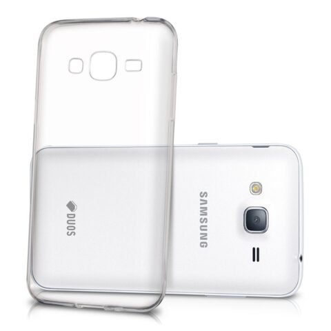 5 Samsung Galaxy J3 (2016) prozirna tanka maskica + kaljeno staklo 9H - Slika 1