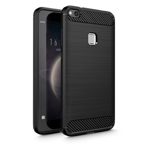 1 TECH-PROTECT CARBON crna maskica za HUAWEI P10 - Slika 1