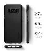 Maska Spigen “Thin Fit” za Samsung Galaxy S8+ PLUS CRNA - Slika 5