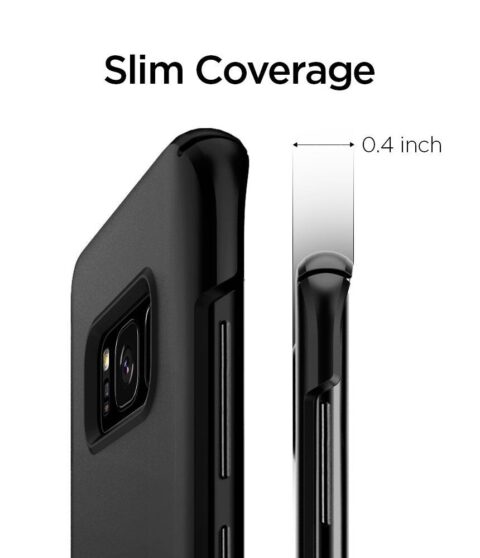 13 Maska Spigen “Thin Fit” za Samsung Galaxy S8+ PLUS CRNA - Slika 6