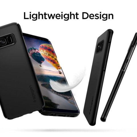 16 Maska Spigen “Thin Fit” za Samsung Galaxy S8+ PLUS CRNA - Slika 9