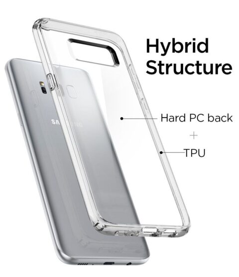 3 ORIGINAL SPIGEN SGP ULTRA HYBRID maskica za Samsung GALAXY S8 CRYSTAL - Slika 4