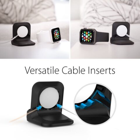 5 SPIGEN SGP S350 NIGHT STAND za APPLE WATCH (crni) - Slika 6