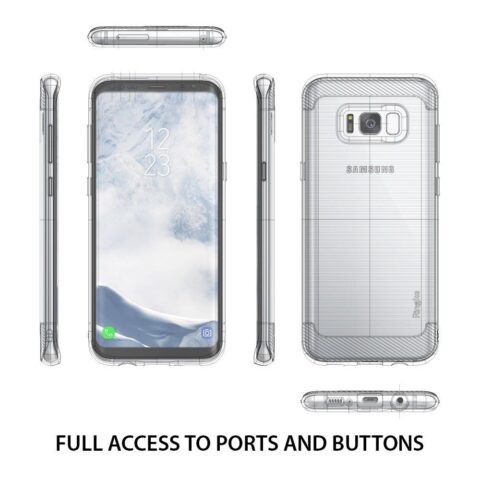 6 Maska Ringke Onyx za Samsung Galaxy S8 – crna - Slika 4