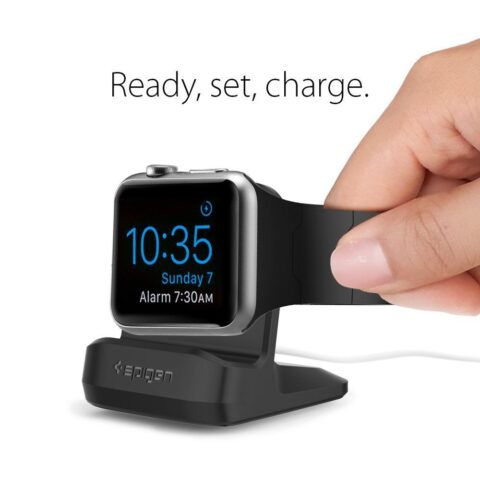 9 SPIGEN SGP S350 NIGHT STAND za APPLE WATCH (crni) - Slika 9