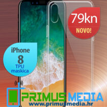 iPhone X (10) prozirna tanka TPU gel TRANSPARENT maskica