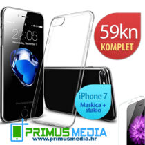 iPhone 7 maskica + kaljeno staklo KOMPLET: SAMO 59KN!