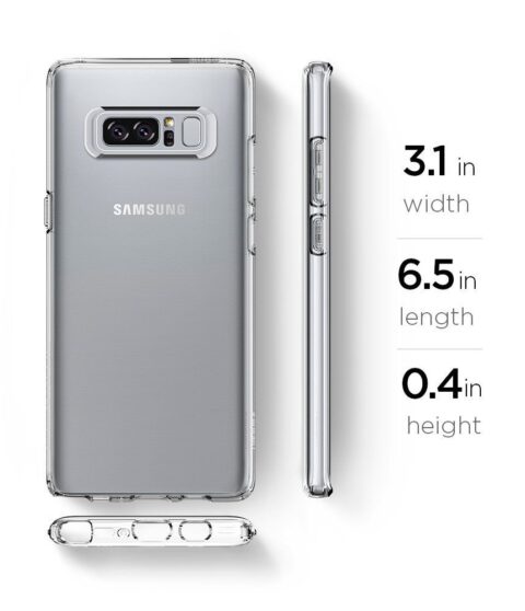 3 ORIGINAL SPIGEN SGP LIQUID CRYSTAL maskica za Samsung GALAXY NOTE 8 - Slika 3