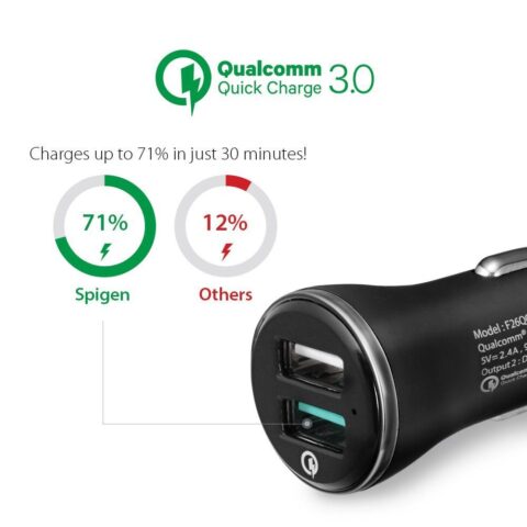 6 SPIGEN SGP model F27QC QC3.0 dual utor BRZI AUTO PUNJAČ - Slika 6