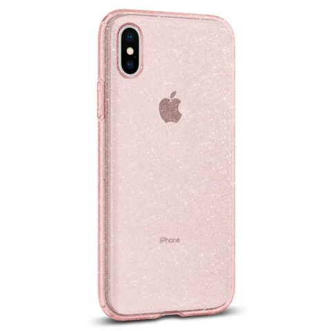 3 SPIGEN LIQUID CRYSTAL zaštita za iPhone X / 10 GLITTER ROSE - Slika 5