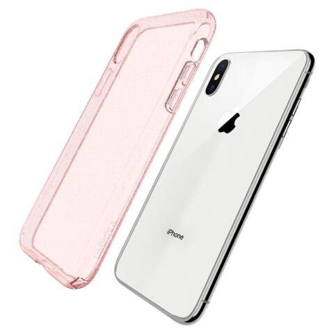 4 SPIGEN LIQUID CRYSTAL zaštita za iPhone X / 10 GLITTER ROSE - Slika 6