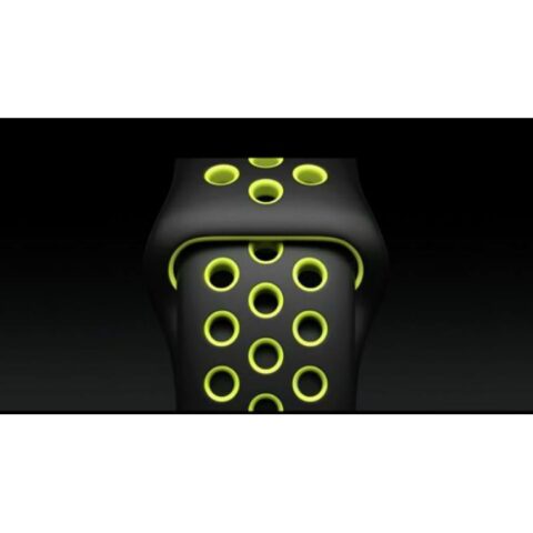 TECH-PROTECT Soft Band narukvica za APPLE WATCH 2/3/4/5/6/7/SE (44/45mm) CRNA/LIME - Slika 6